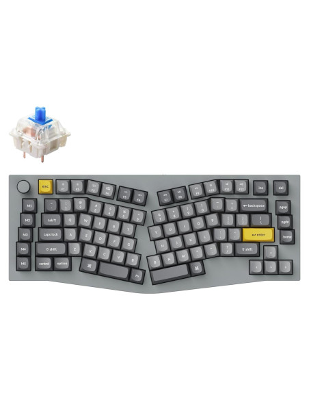 Teclado Mecánico Keychron Q10 75% Programable Gateron Blue Teclado Mecánico Keychron Q10 75% Programable Gateron Blue