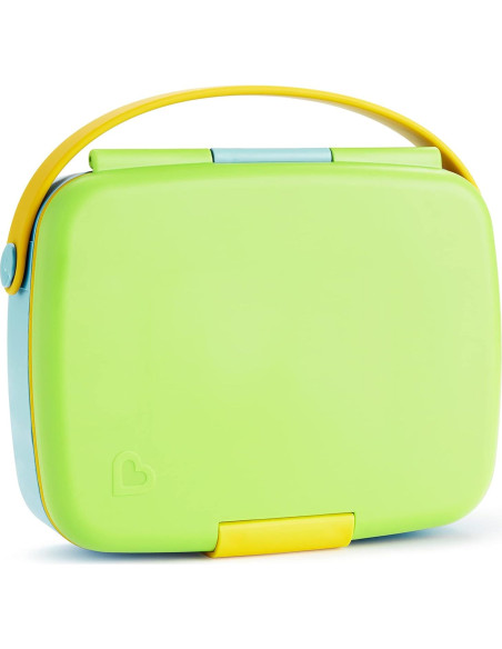 Caja Bento Munchkin para Niños con Utensilios Acero Inoxidable Caja Bento Munchkin para Niños con Utensilios Acero Inoxidable