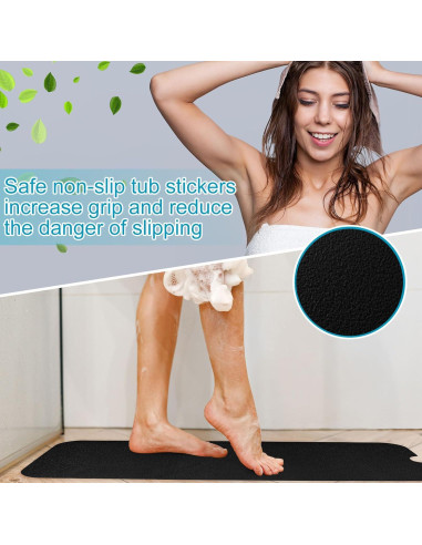 Alfombrilla de Baño Antideslizante Dunzoom 40.5x101.5cm Negra