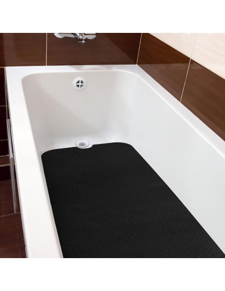 Alfombrilla de Baño Antideslizante Dunzoom 40.5x101.5cm Negra Alfombrilla de Baño Antideslizante Dunzoom 40.5x101.5cm Negra