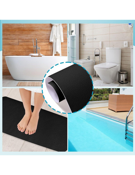 Alfombrilla de Baño Antideslizante Dunzoom 40.5x101.5cm Negra Alfombrilla de Baño Antideslizante Dunzoom 40.5x101.5cm Negra