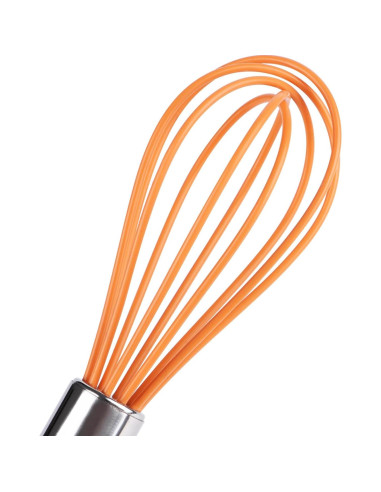 Batidores de Cocina BAEKZ Mini Silicona Acero Inoxidable 15.5cm