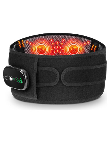 Almohadilla Térmica Inalámbrica MOAJAZA con Luz Roja y Masaje