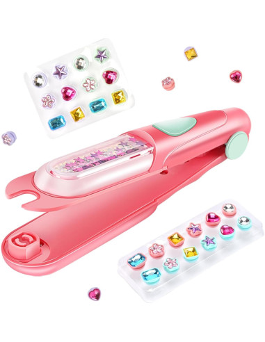 Kit de Estampado de Joyas para Cabello Kidzkube - Rojo