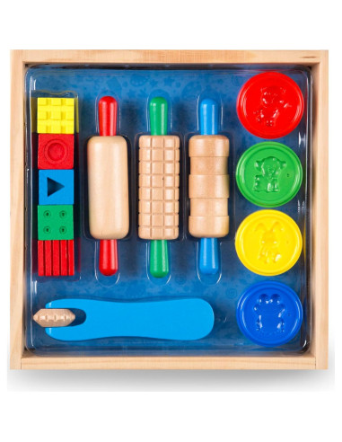 Juego de Arcilla para Modelar Melissa & Doug - 4 Recipientes y Herramientas