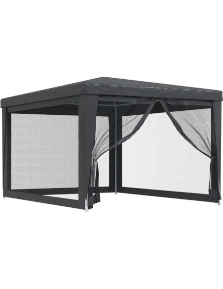 Carpa de Fiesta KCCKOM 9.8x13.1 pies HDPE Antracita Carpa de Fiesta KCCKOM 9.8x13.1 pies HDPE Antracita