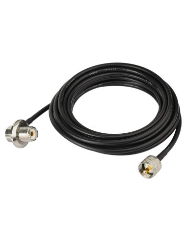 Cable Coaxial RG58 Bingfu 6.1m UHF PL259 Macho a SO239 Hembra
