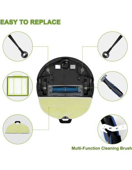 Kit de Repuesto Artraise para Aspiradora Robot Shark RV2001WD Kit de Repuesto Artraise para Aspiradora Robot Shark RV2001WD