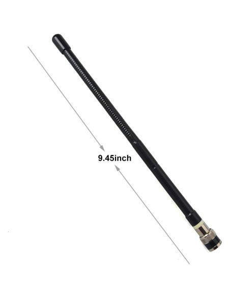 Antena BNC 27MHz HYS para Radio Portátil 24cm (Pack 2) Antena BNC 27MHz HYS para Radio Portátil 24cm (Pack 2)