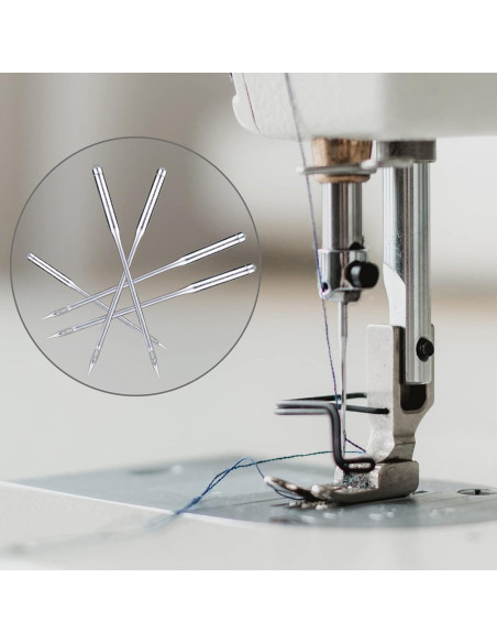 Agujas de Máquina de Coser Kidoom 50 PCS Universal HAX1 Agujas de Máquina de Coser Kidoom 50 PCS Universal HAX1