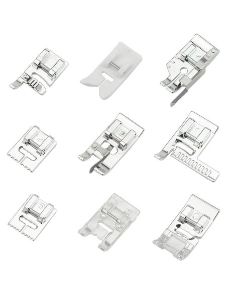Juego de 32 Piezas de Prensatelas TOVOT para Máquina de Coser Juego de 32 Piezas de Prensatelas TOVOT para Máquina de Coser