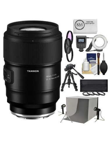 Objetivo Macro Tamron 90mm f/2.8 Di III VXD Sony E + Kit 8 Piezas
