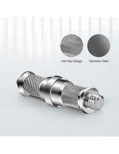 Adaptador de Tornillo Macho 1/4 a 3/8 WELLMAKING Metal