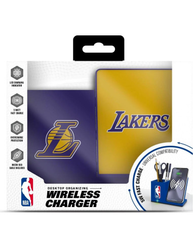 Cargador Inalámbrico SOAR NBA Los Angeles Lakers 23W