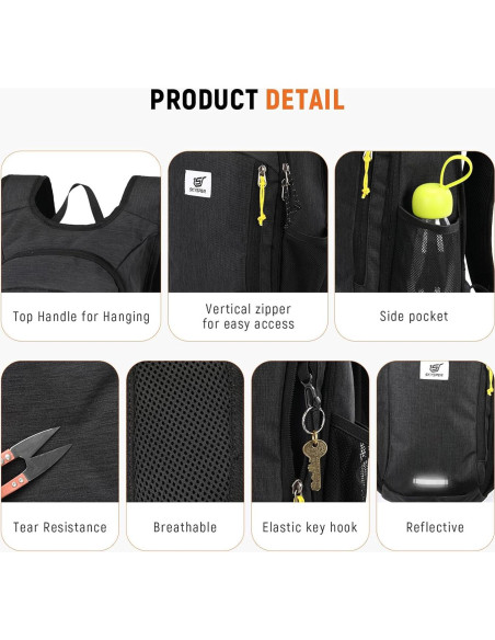 Mochila de Senderismo Plegable SKYSPER 10L Impermeable Unisex Mochila de Senderismo Plegable SKYSPER 10L Impermeable Unisex