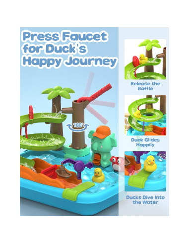Juego de cocina de juguete Flybakiz con fregadero y agua