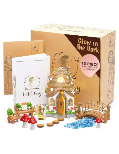 Kit Jardín de Hadas Wild Pixy - 13 Piezas con Luz LED