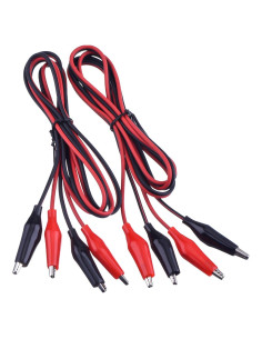 Cables de Prueba con Clips de Cocodrilo eBoot 1M - 4 Pcs