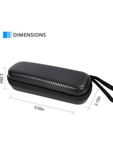Funda de Viaje ProCase para Cepillo Eléctrico Negro - Universal Funda de Viaje ProCase para Cepillo Eléctrico Negro - Universal