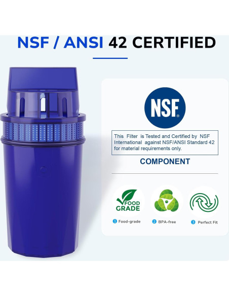Fil-Fresh 4 Filtros de Agua PUR PPF900Z Certificado NSF Fil-Fresh 4 Filtros de Agua PUR PPF900Z Certificado NSF