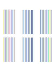 Cinta Resaltadora Transparente BAYTORY 960 Pcs 14x0.5 cm