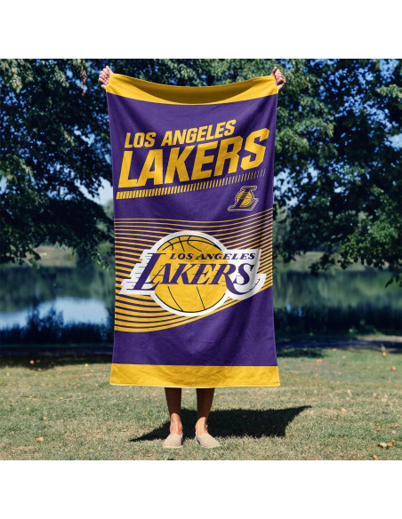 Toalla de Playa NBA Northwest Los Angeles Lakers 76x152 cm Toalla de Playa NBA Northwest Los Angeles Lakers 76x152 cm