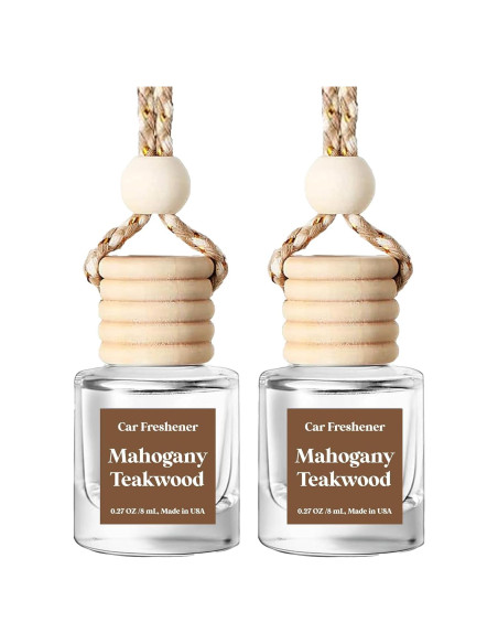 Ambientador de Auto Colgante Mahogany Teakwood 2 Pzas Ambientador de Auto Colgante Mahogany Teakwood 2 Pzas