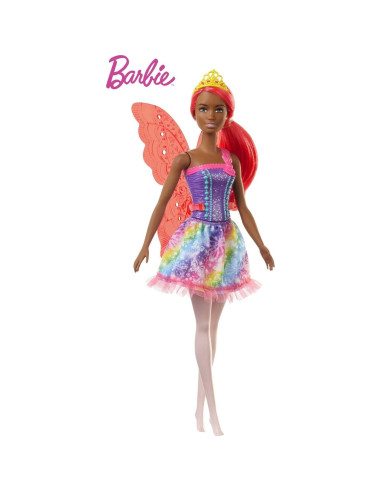 Muñeca de Moda Hada Barbie Dreamtopia con Alas y Accesorios
