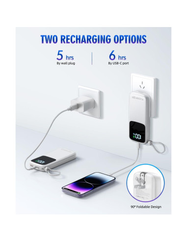 Banco de Energía Portátil 15000mAh Shenzhen AC6 Pro Carga Rápida