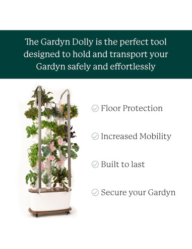 Carro Móvil Gardyn Dolly - Rodante para Cultivo Hidropónico