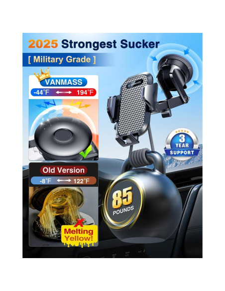Soporte para Teléfono de Coche VANMASS 2025 Grado Militar Soporte para Teléfono de Coche VANMASS 2025 Grado Militar