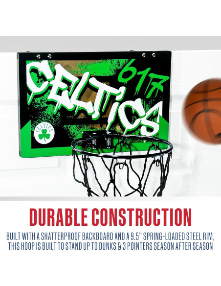 Aro de Baloncesto Franklin Sports NBA Boston Celtics Mini Aro de Baloncesto Franklin Sports NBA Boston Celtics Mini