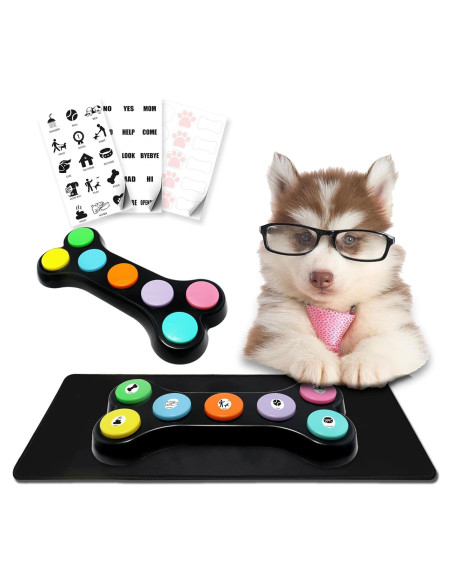 Botones de Comunicación para Mascotas JOY-U - 7 Botones Grabables Botones de Comunicación para Mascotas JOY-U - 7 Botones Grabables