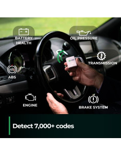 Escáner OBD2 Bluetooth FIXD - Diagnóstico para autos 1996+ 2