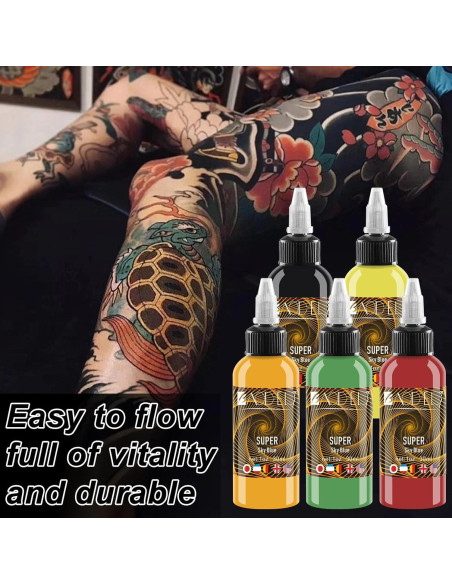 Set de Tinta para Tatuajes BAODELI 14 Colores 30ml Set de Tinta para Tatuajes BAODELI 14 Colores 30ml