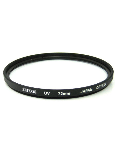 Filtro UV Zeikos ZE-UV72 72mm Multi-Capa para Lentes