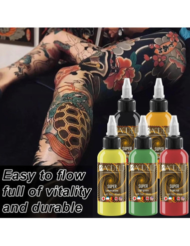 Set de Tinta para Tatuajes BAODELI 14 Colores 30 ml