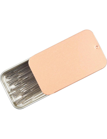 40 Agujas de Coser Eketirry Ojo Grande Acero Inoxidable 40 Agujas de Coser Eketirry Ojo Grande Acero Inoxidable