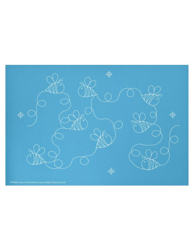 Plantilla de Acolchado Hancy Creations Abejas 21.6x36.8 cm