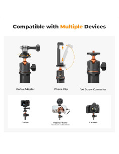 Trípode de Selfie K&F Concept 60cm con Control Remoto 2