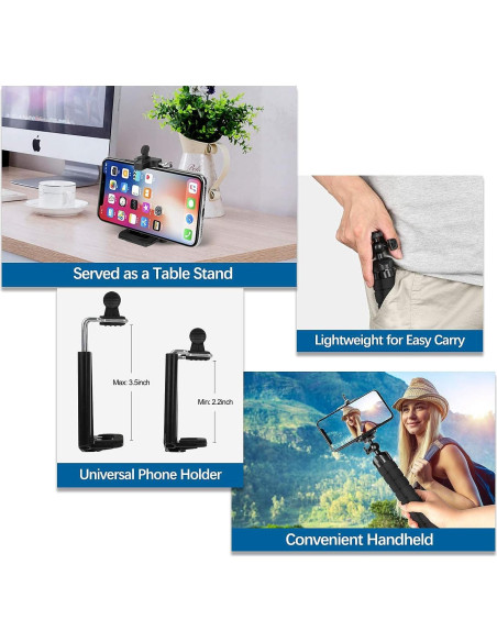 Trípode Flexible Pangshi para Teléfonos con Control Remoto Trípode Flexible Pangshi para Teléfonos con Control Remoto