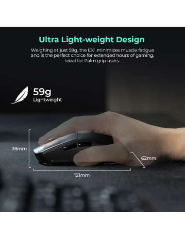 Paquete Teclado Mecánico Tecware Spectre 96% y Ratón Gaming EX1