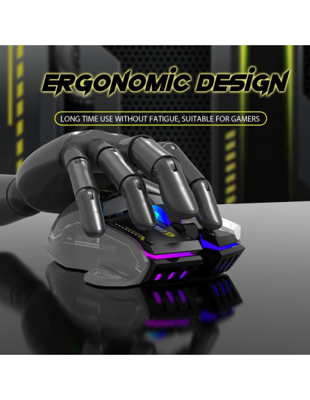 Ratón Gaming Attack Shark G6 - Conexión Cable/Inalámbrica/Bluetooth, 5 DPI hasta 4000, RGB Ratón Gaming Attack Shark G6 - Conexión Cable/Inalámbrica/Bluetooth, 5 DPI hasta 4000, RGB