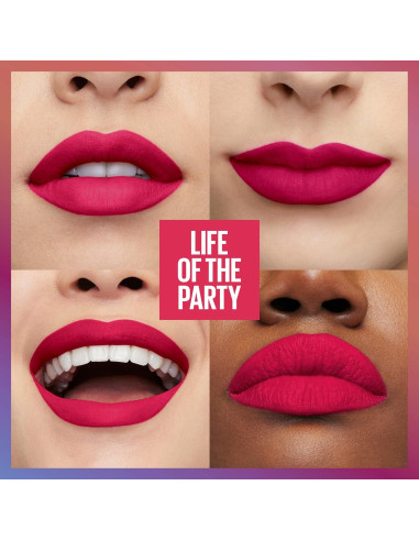 Pintalabios Líquido Maybelline Super Stay Matte Ink 5 ml Vida de la Fiesta