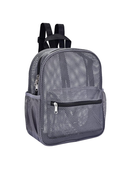 Mochila de Malla Gris MAY TREE para Playa y Natación 9.5L Mochila de Malla Gris MAY TREE para Playa y Natación 9.5L