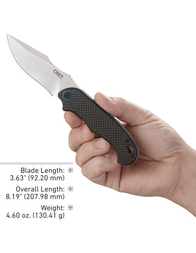 Cuchillo Plegable CRKT P.S.D. 3.63" Apertura Asistida G10
