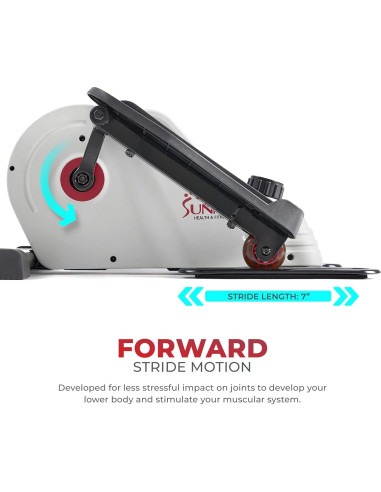 Ejercitador Elíptico Bajo Escritorio Sunny Health SF-E3872