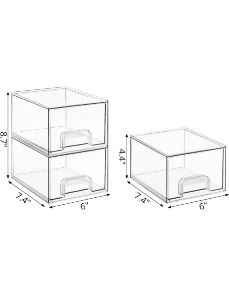 Contenedor Apilable VOTLEVT para Hojas de Secadora y Cápsulas Contenedor Apilable VOTLEVT para Hojas de Secadora y Cápsulas