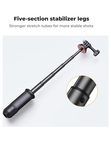 Trípode de Selfie K&F Concept 33.5cm para GoPro y DJI Trípode de Selfie K&F Concept 33.5cm para GoPro y DJI