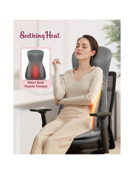 Masajeador de Espalda y Cuello THERAZZAGGE TZ-2209 con Calor Masajeador de Espalda y Cuello THERAZZAGGE TZ-2209 con Calor